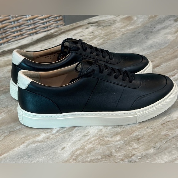 Men’s MORAL CODE Kai Men’s black leather sneakers- Size 8.5 - Picture 13 of 14